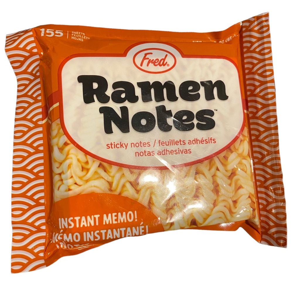 NWT Ramen sticky note pad